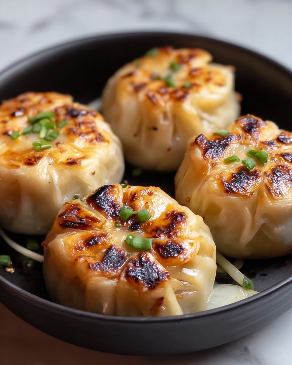 Pan-Fried Cabbage and Noodle Buns Recipe - Recipe Image