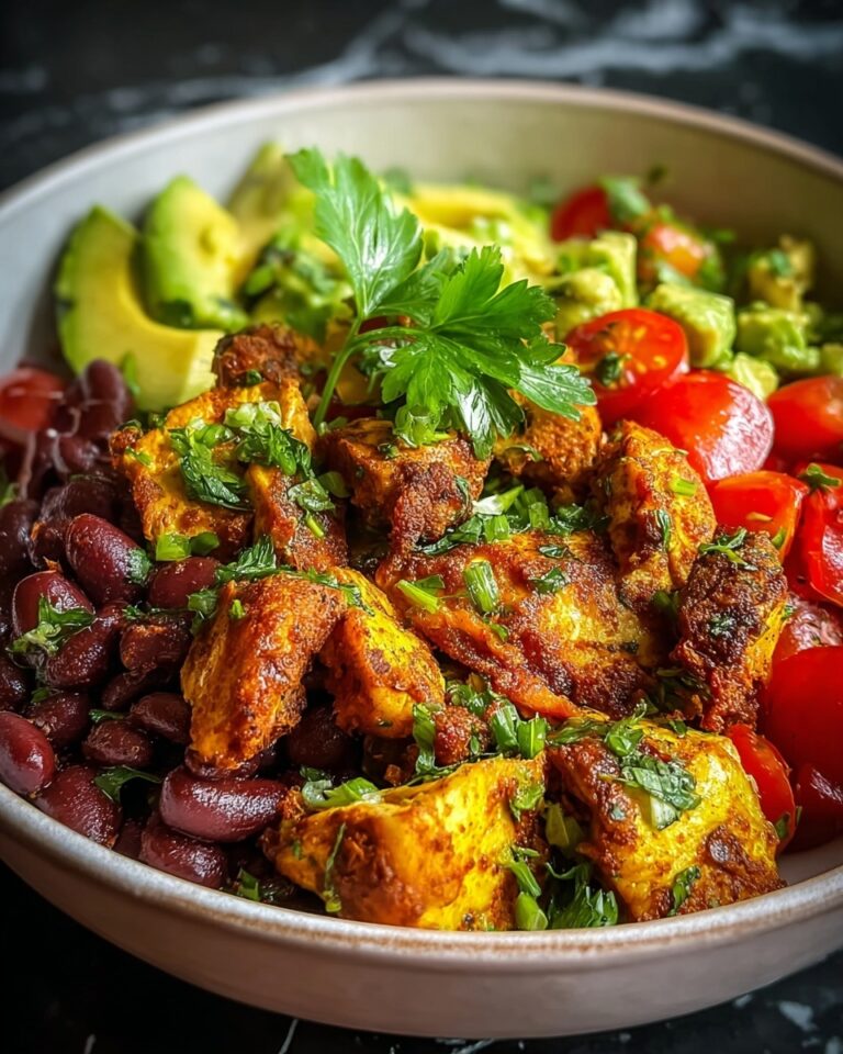 Easy Chicken Black Bean Avocado Salad Recipe