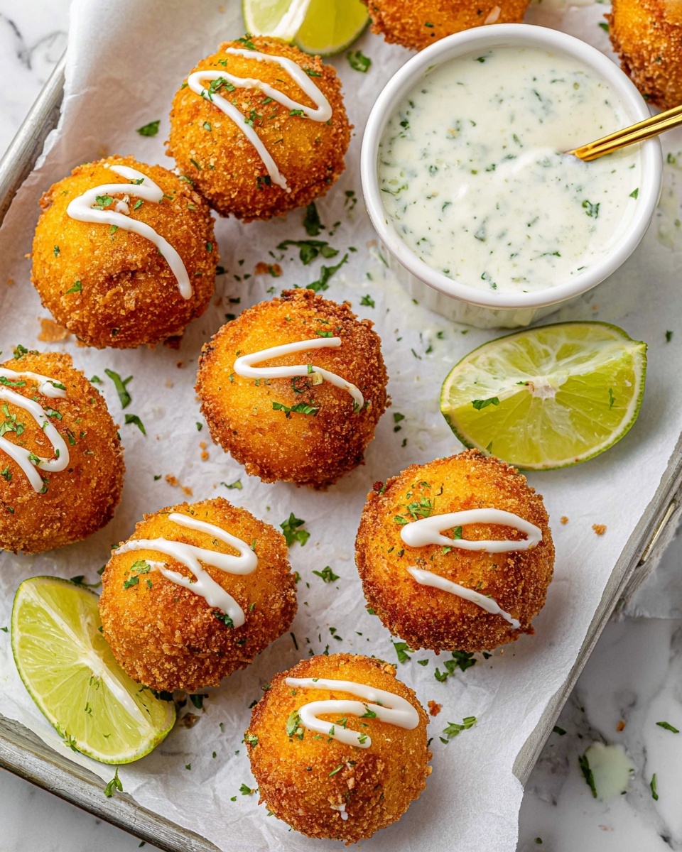 Air Fryer Mac and Cheese Balls Recipe - Recipe Image