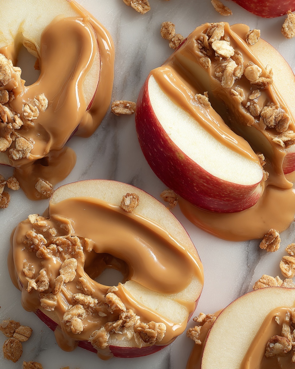 Easy Peanut Butter Apple Slices Snack Ideas Recipe - Recipe Image