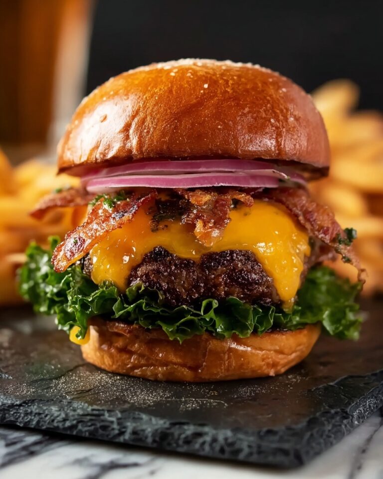 Cheddar Ranch Beef Burgers Recipe