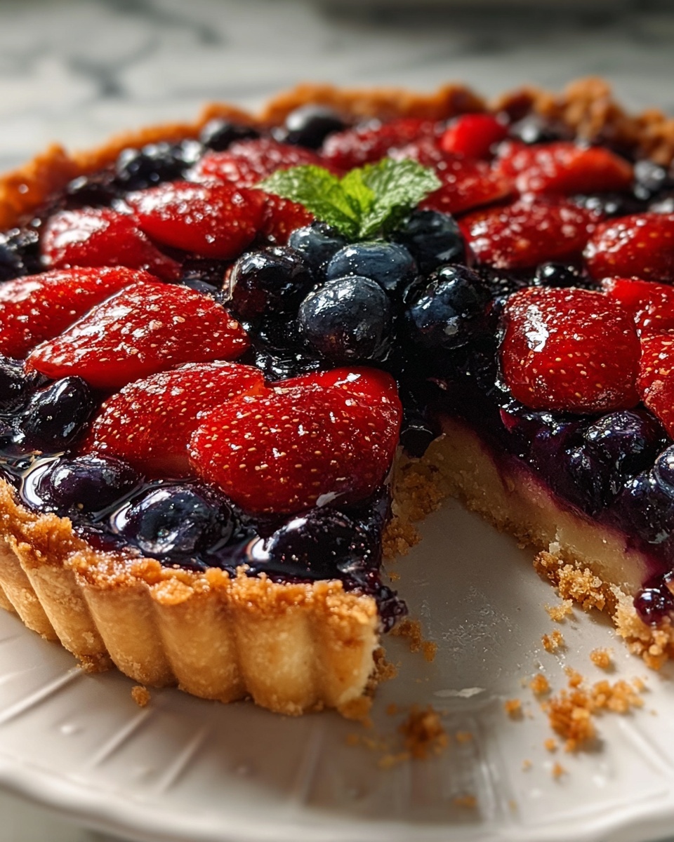 Blueberry Strawberry Pie Recipe - Recipe Image
