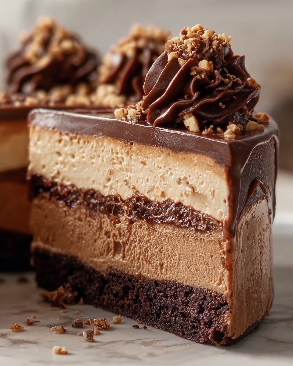 No Bake Nutella Cheesecake Recipe - Recipe Image
