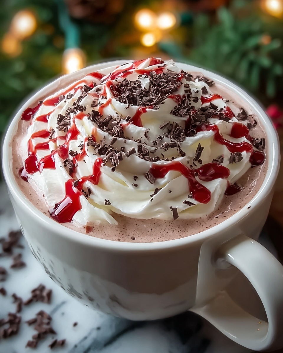 Christmas Eve Creamy Crockpot Hot Chocolate Recipe - Recipe Image