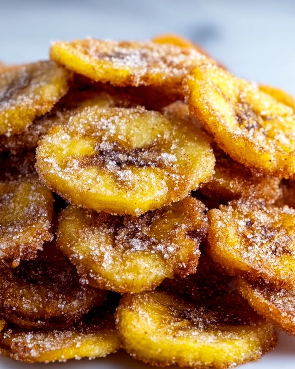 Cinnamon-Sugar Air Fryer Banana Chips Recipe - Recipe Image