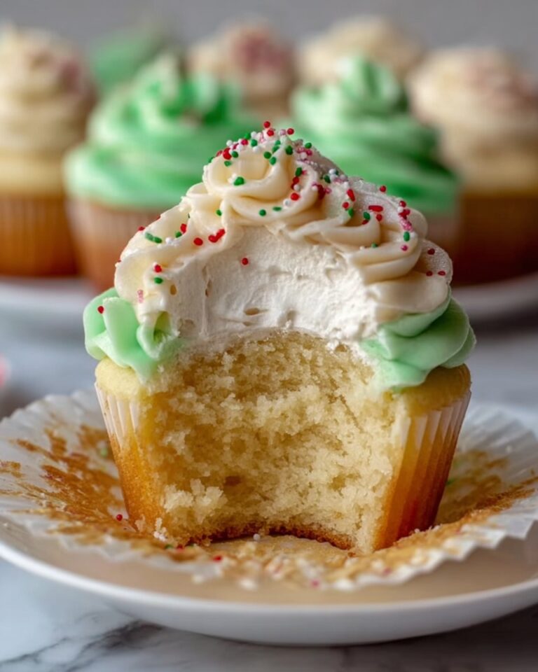 White Chocolate Peppermint Cupcakes Recipe