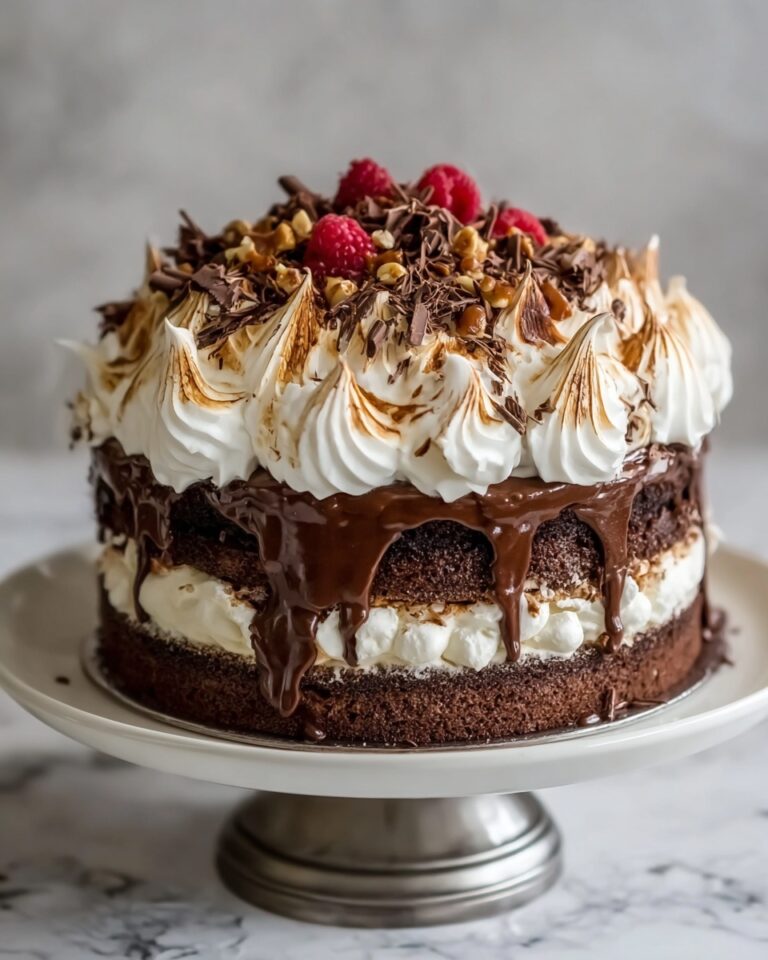 Hazelnut Meringue Nutella Cake Recipe