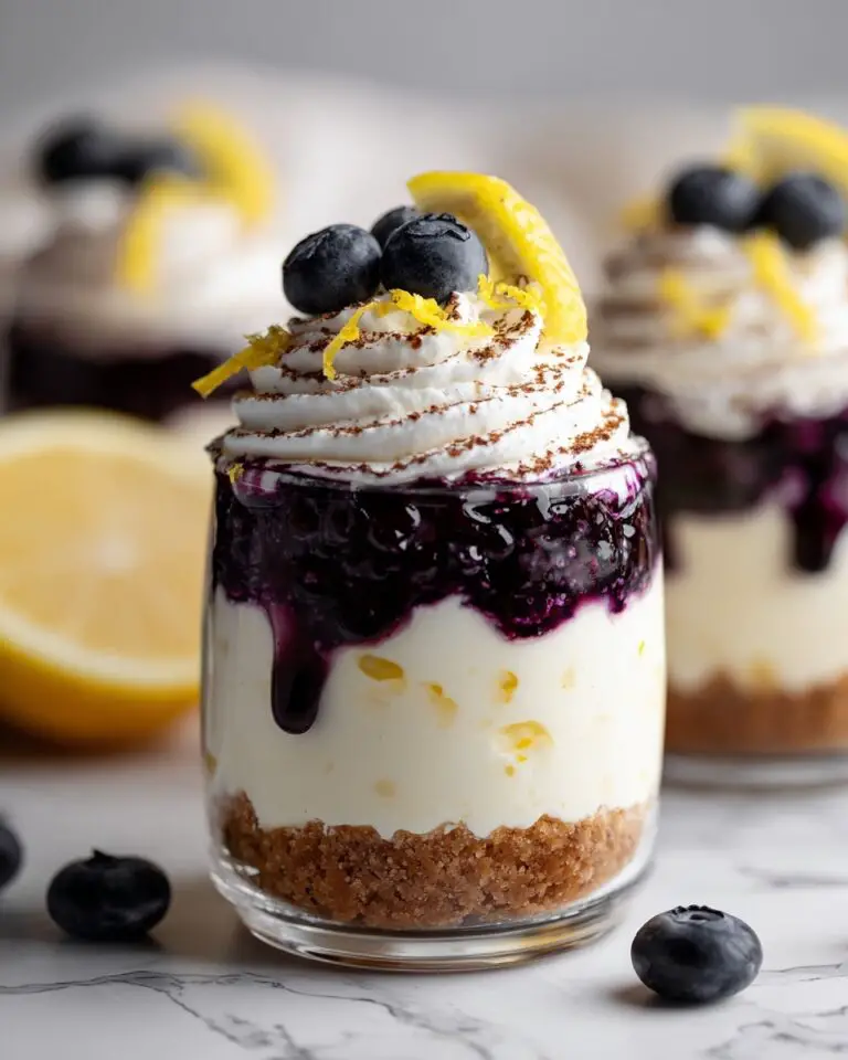 Lemon Blueberry Cheesecake Parfaits Recipe