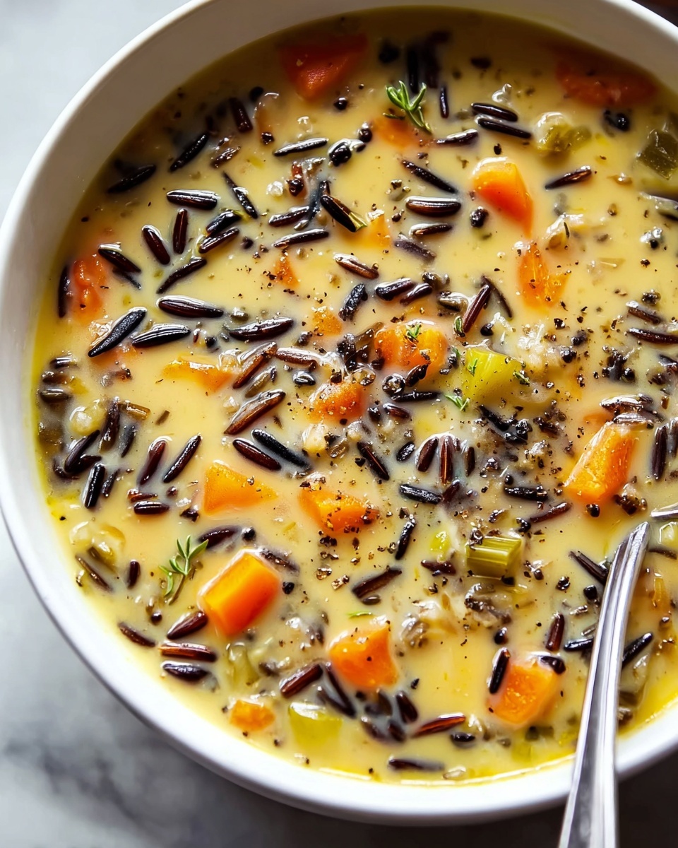 Cozy Autumn Wild Rice Soup Recipe - Recipe Image