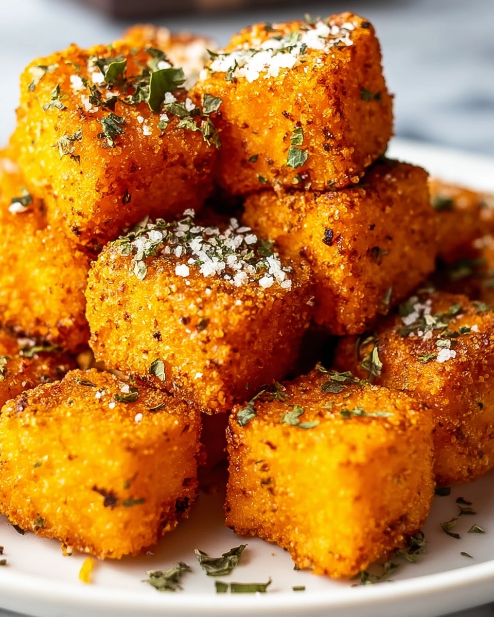 Crispy Cheesy Sweet Potato Bites Recipe - Recipe Image