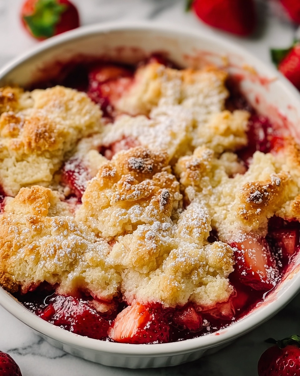 Strawberry Cheesecake Dump Cake Recipe - Recipe Image