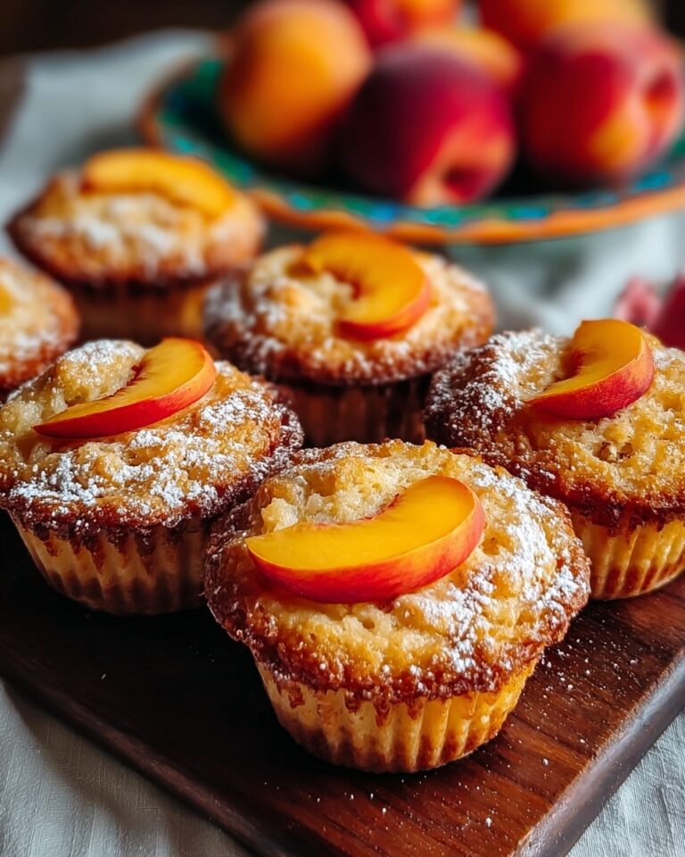 Peach Financiers: Elegant French Almond Cakes Recipe