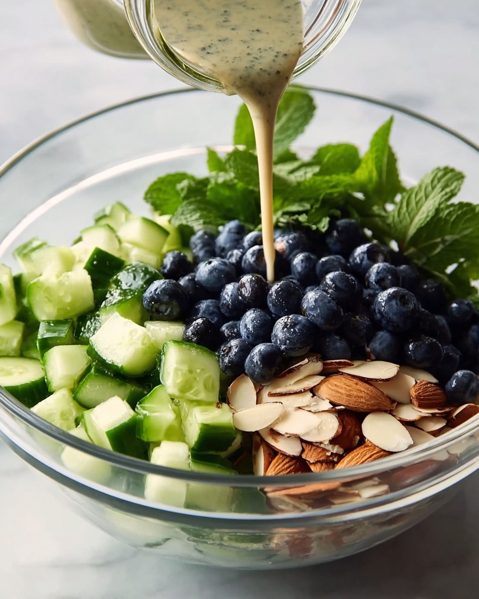 Cucumber Blueberry Salad Recipe - Recipe Image