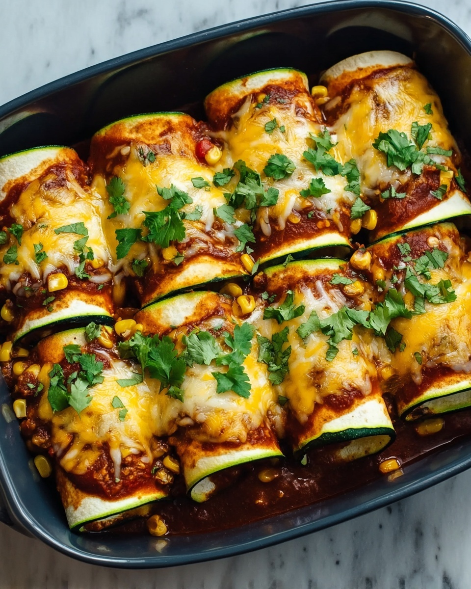 Zucchini Enchilada Roll-Ups Recipe - Recipe Image