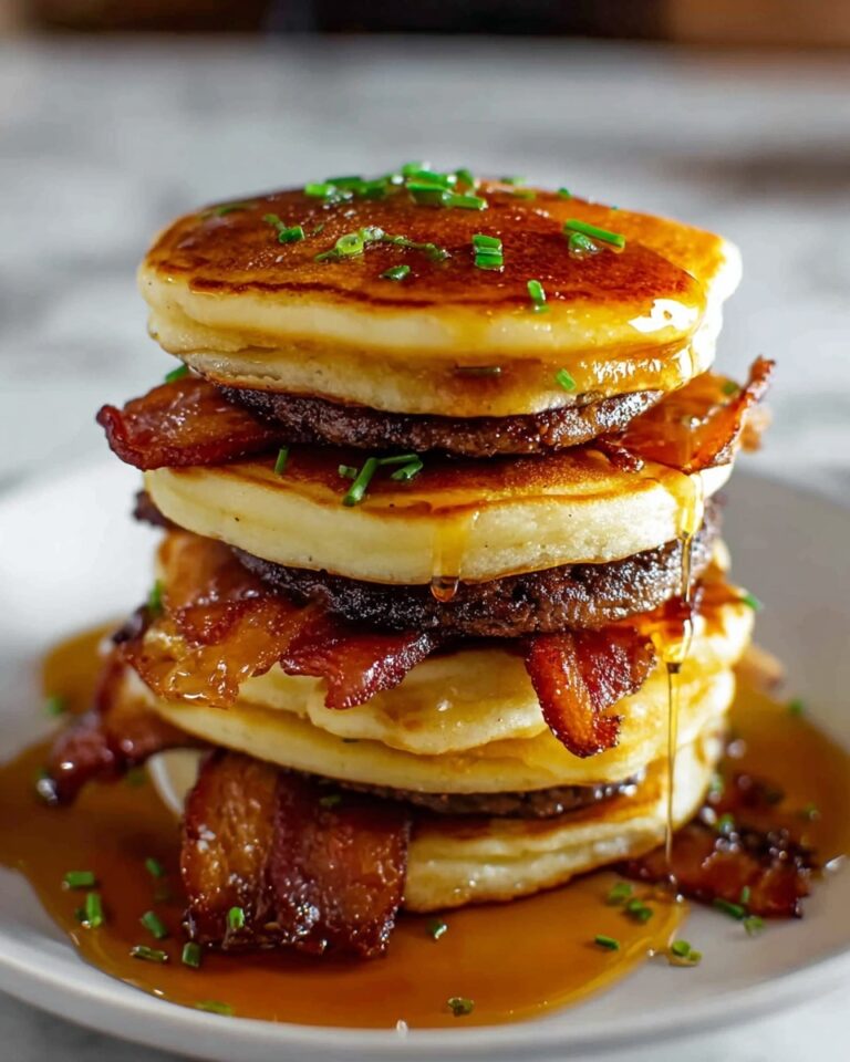 Truffle Butter Cheeseburger Pancake Sliders Recipe