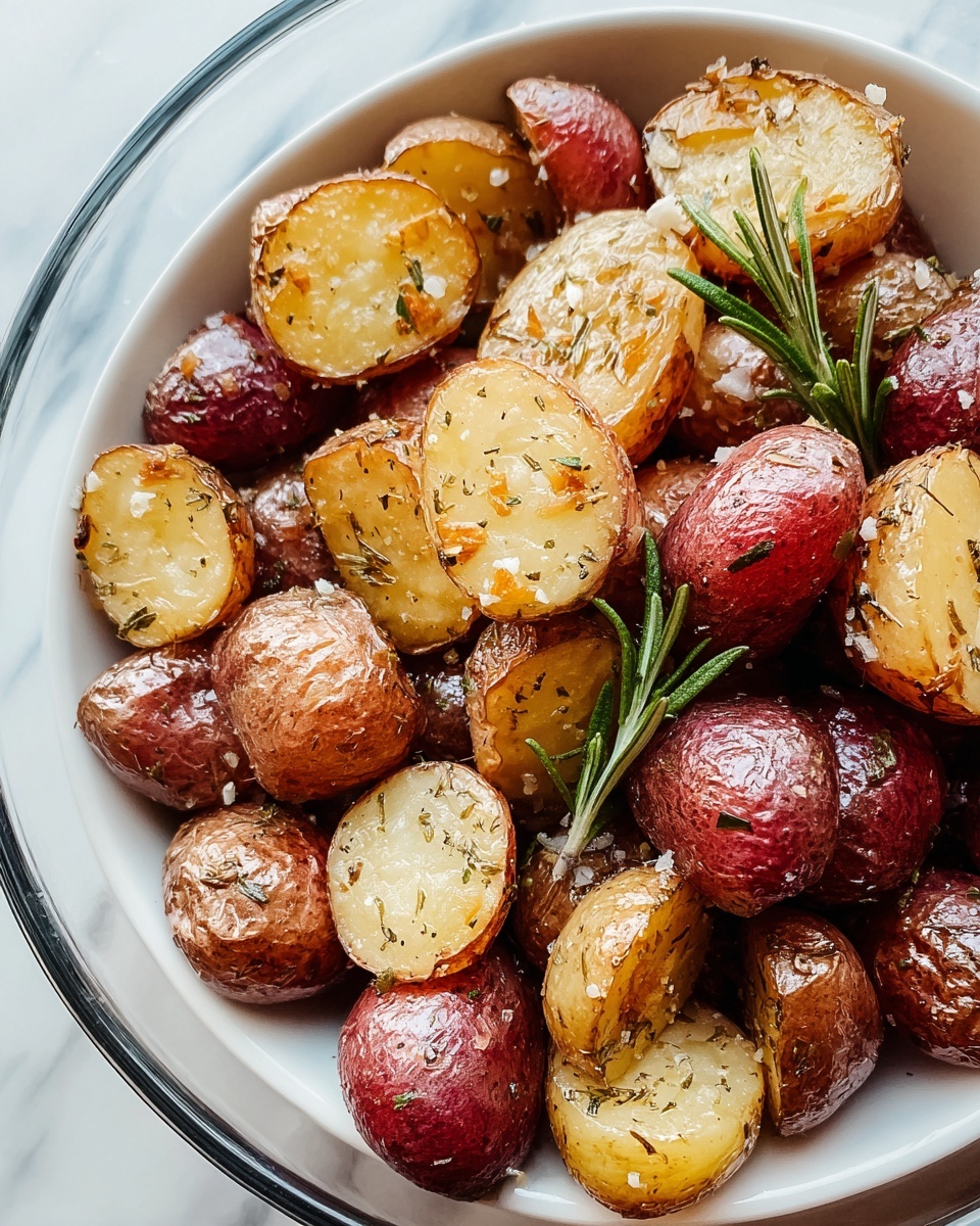 Roasted Baby Potatoes with Rosemary and Garlic Recipe - Recipe Image