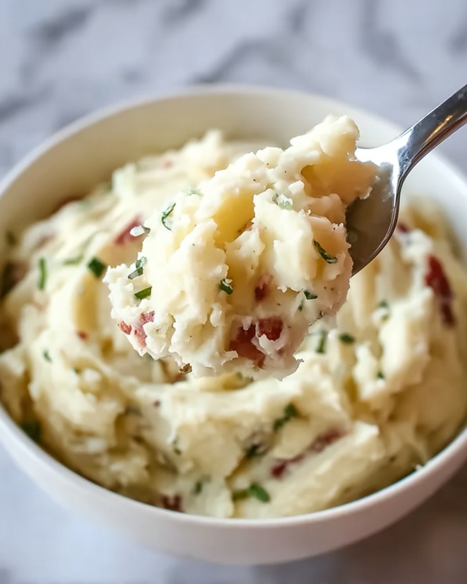 Easy Garlic Mashed Potatoes Recipe - Recipe Image