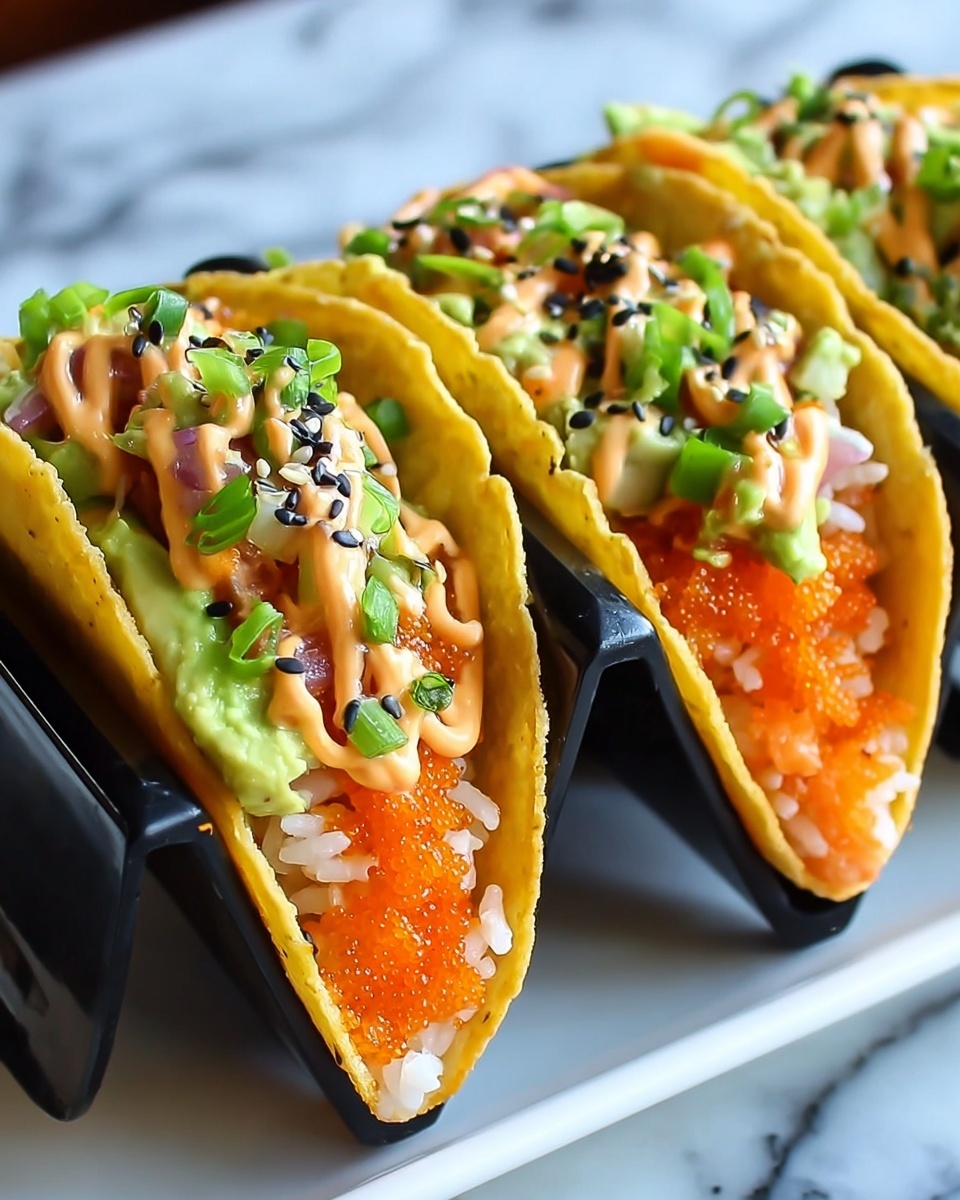 Sushi Tacos Recipe for a Fun Fusion Meal Recipe - Recipe Image