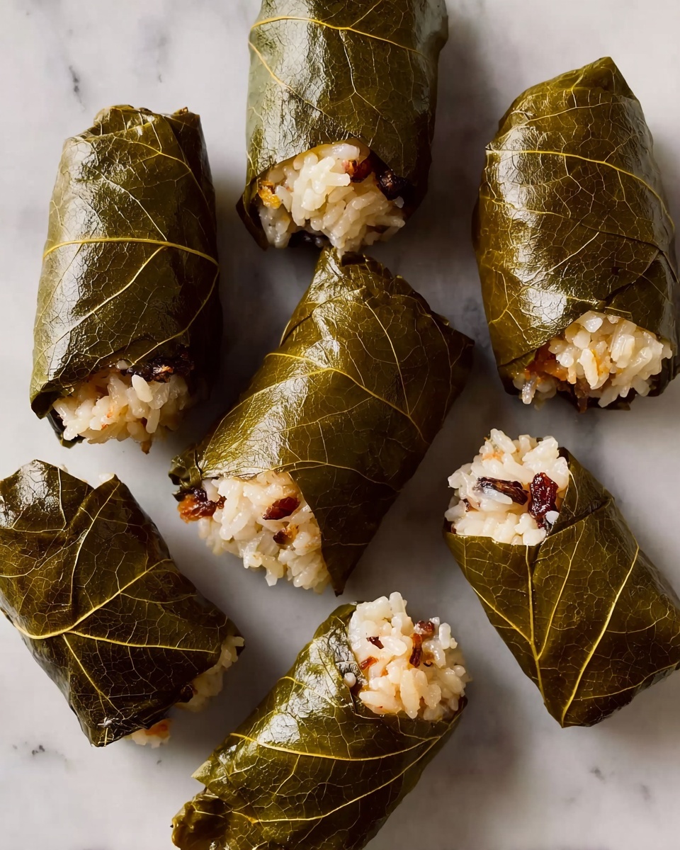 Dolmas (Stuffed Grape Leaves) Recipe - Recipe Image