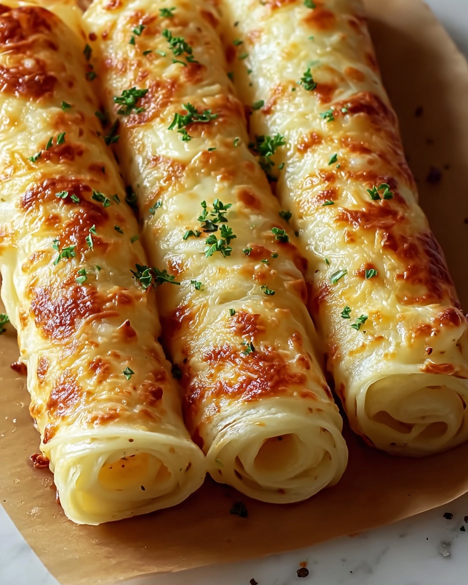 Cheesy Garlic Butter Rollups Recipe - Recipe Image