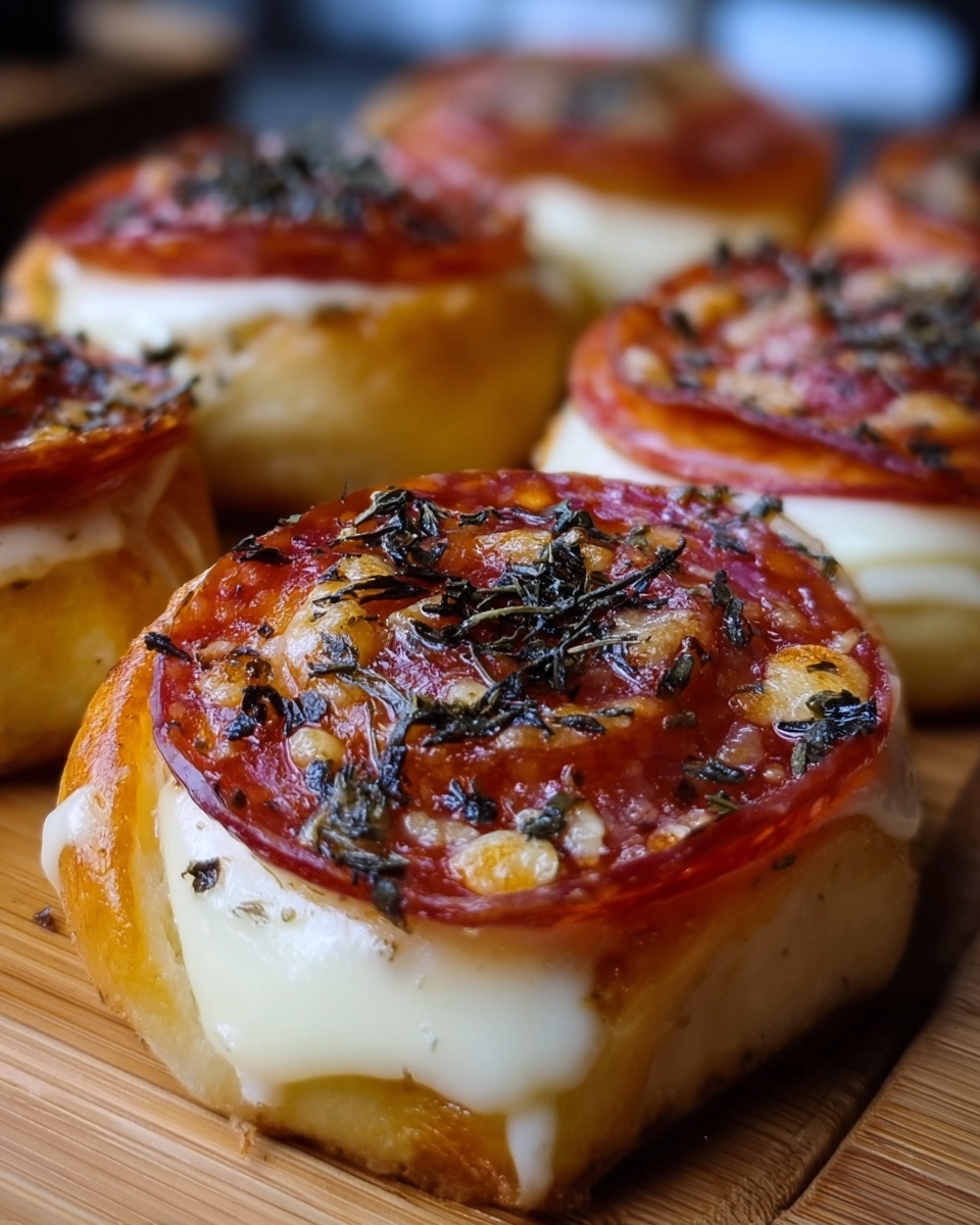 Homemade Pepperoni Pizza Rolls Recipe - Recipe Image