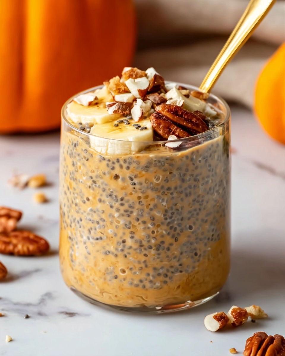 Pumpkin Pie Overnight Oats Recipe - Recipe Image