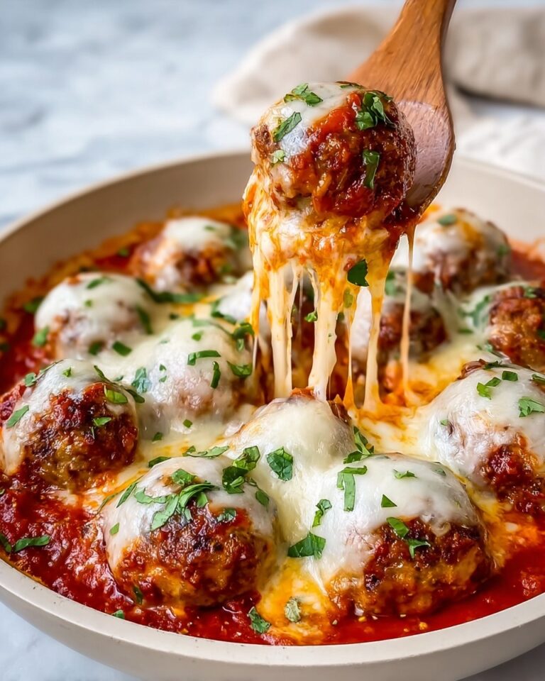 Cheesy Chicken Parmesan Meatballs Recipe