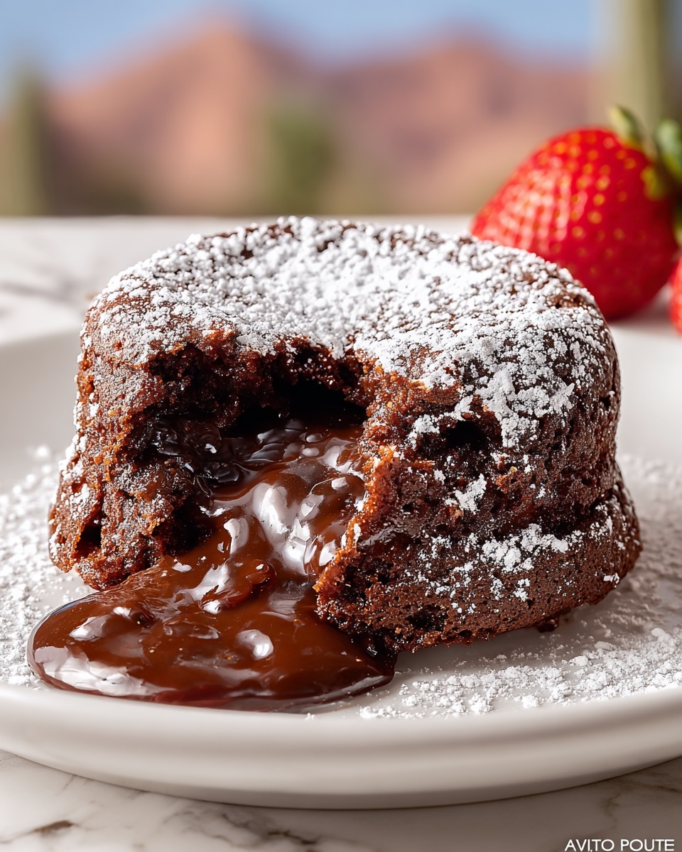 Air Fryer Lava Cake Recipe - Recipe Image