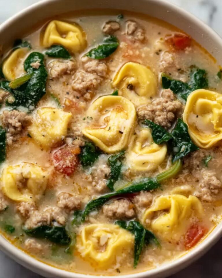 Spicy Sausage and Tortellini Soup Recipe