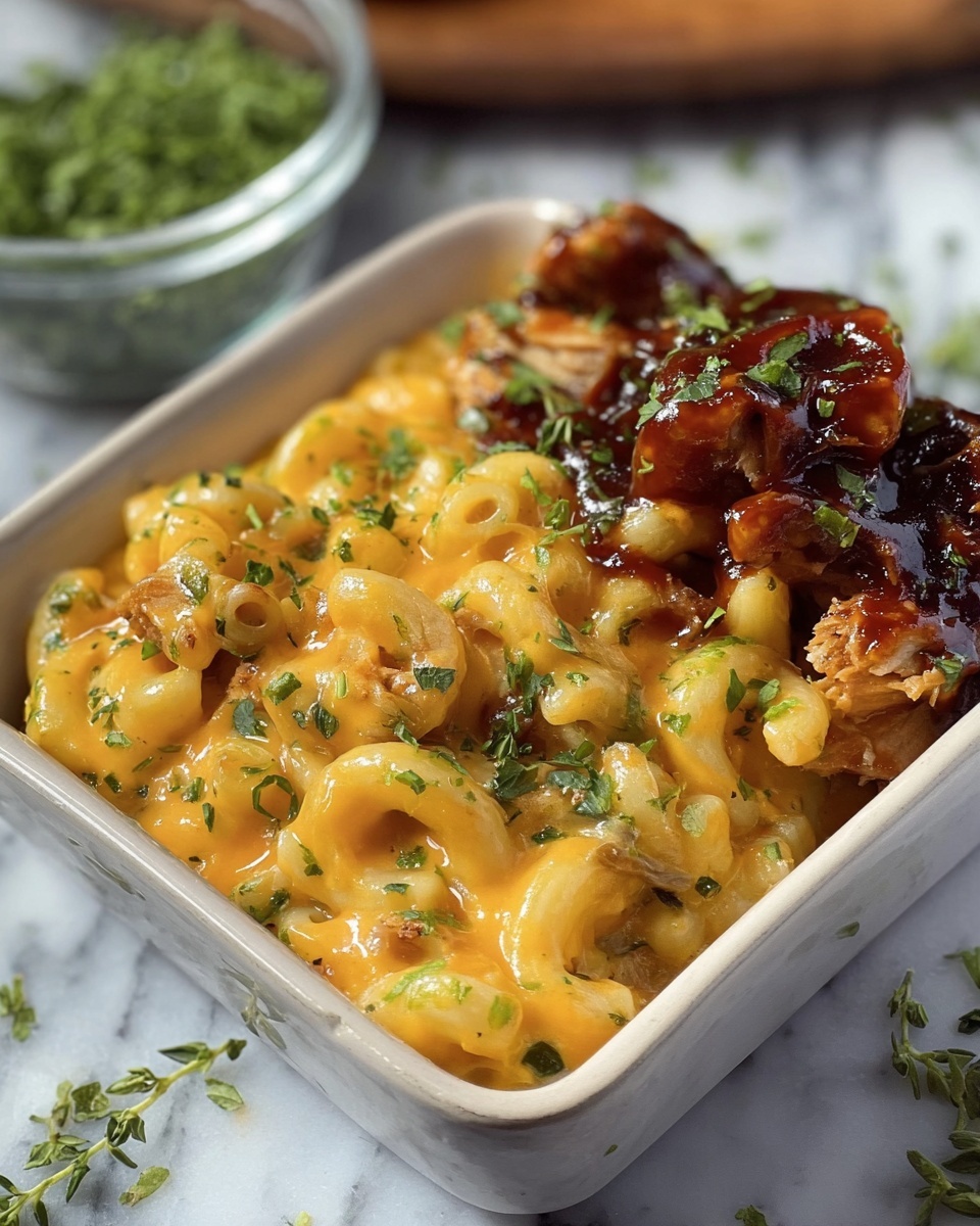 BBQ Chicken Mac and Cheese Recipe - Recipe Image