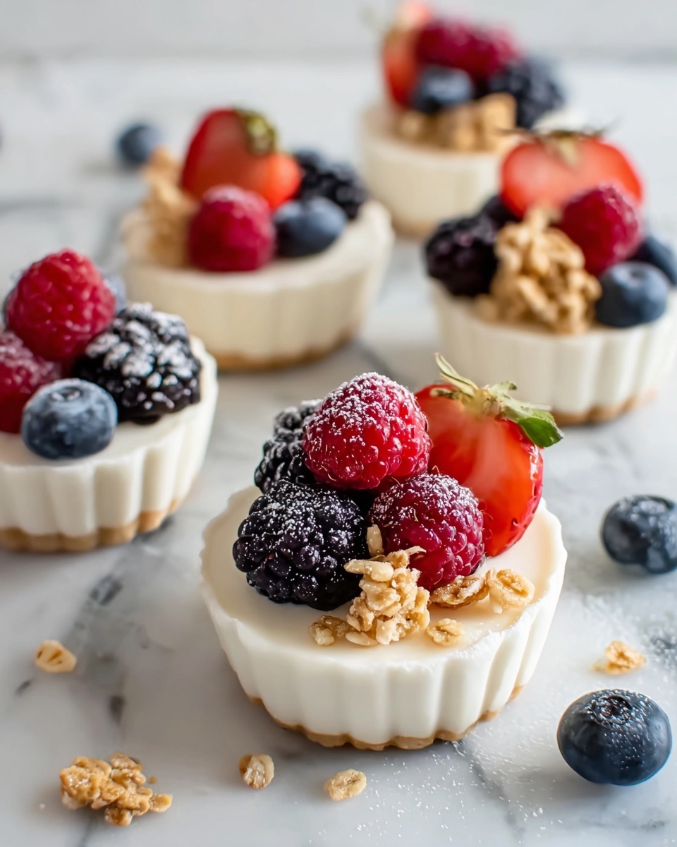 Frozen Yogurt Granola Cups Recipe - Recipe Image