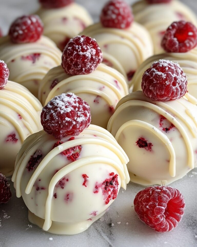 White Chocolate Raspberry Cheesecake Balls Recipe