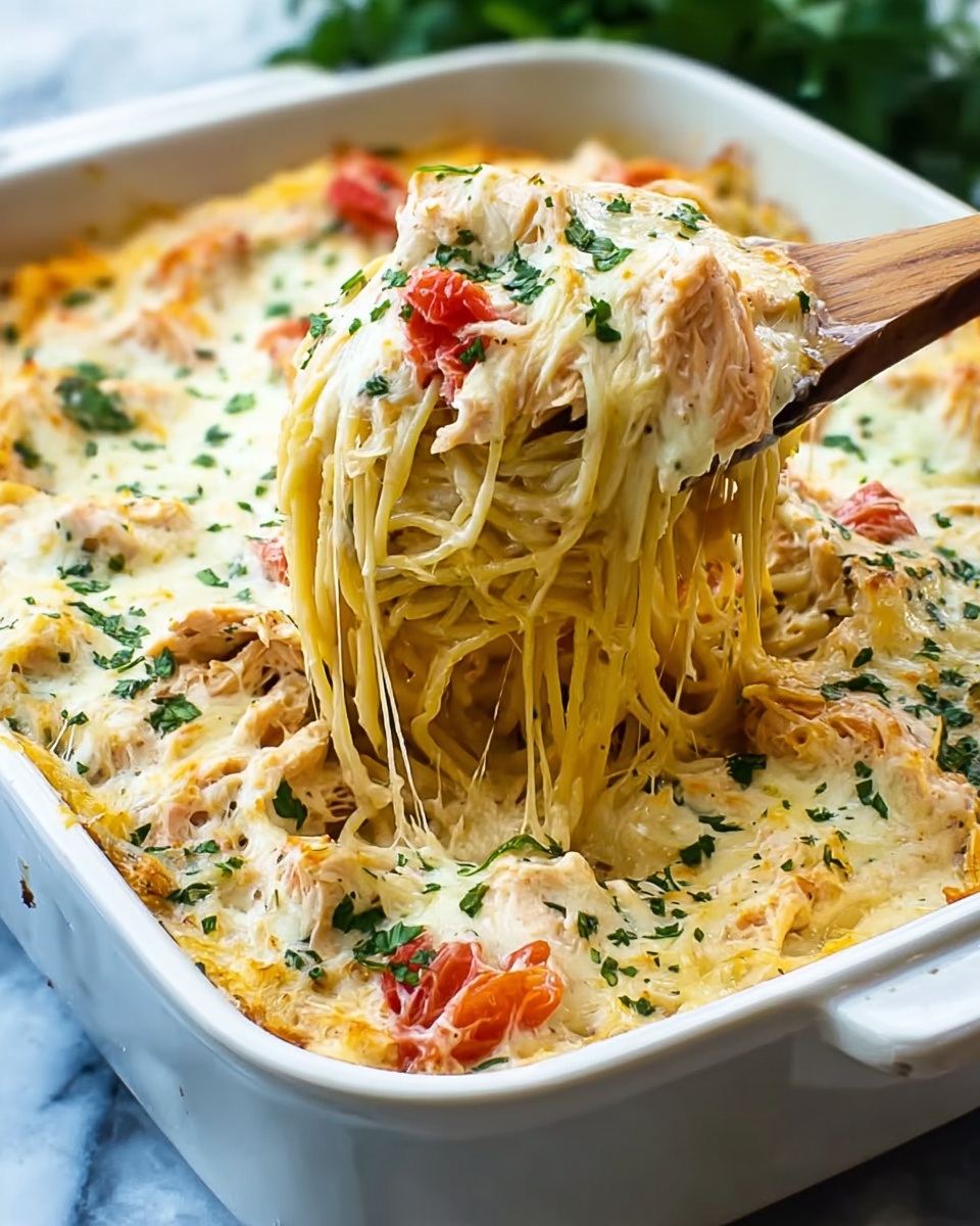 The Best Chicken Spaghetti Recipe - Recipe Image