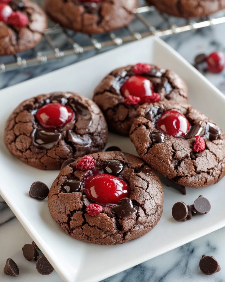 Chocolate and Cherry Lovers Cookies Recipe