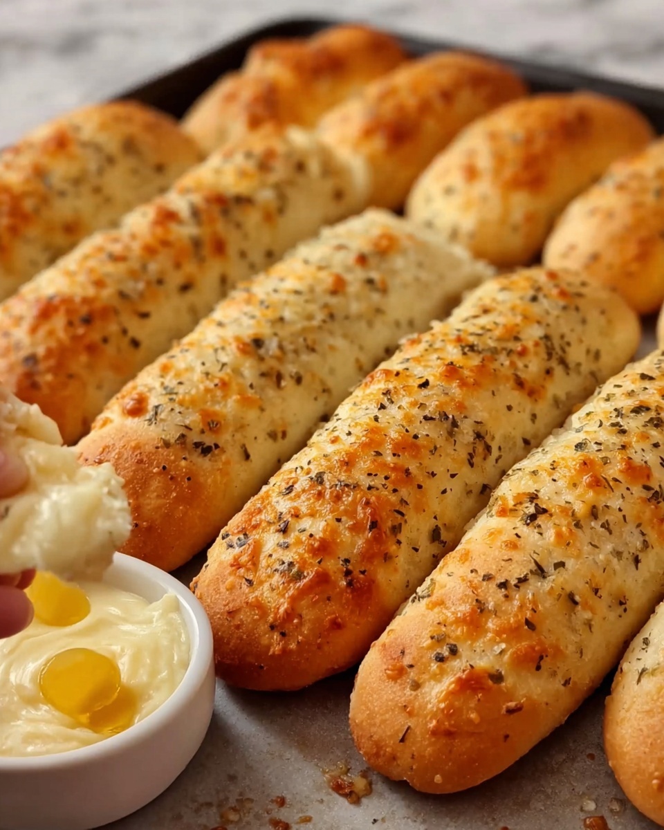 Garlic Herb Breadsticks Recipe - Recipe Image