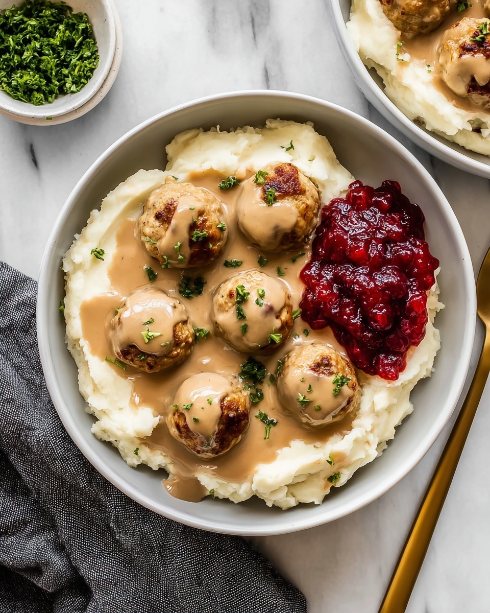 Chicken Swedish Meatballs Recipe - Recipe Image