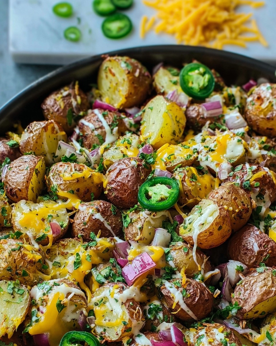 Jalapeno Popper Roasted Potato Salad Recipe - Recipe Image