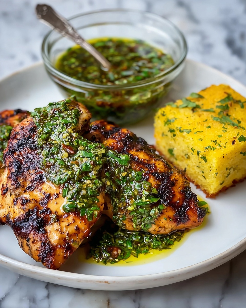 Grilled Chicken Thighs with Chimichurri Recipe - Recipe Image