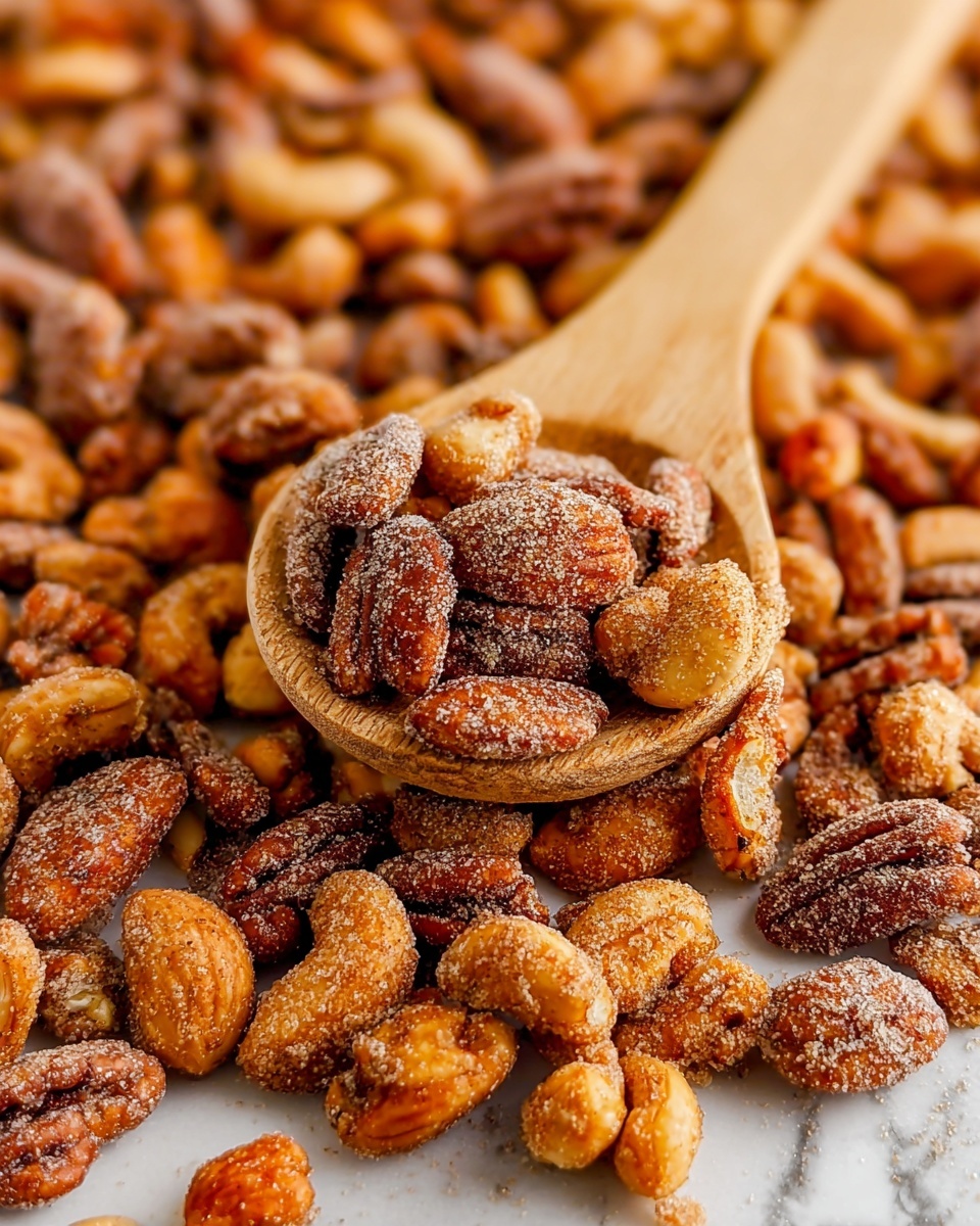 Slow Cooker Candied Mixed Nuts Recipe - Recipe Image