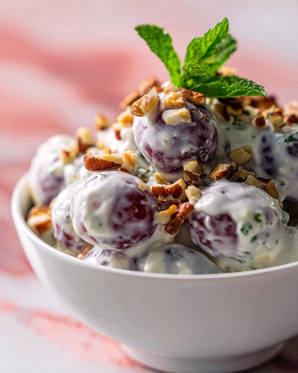 Creamy Grape Salad Recipe - Recipe Image