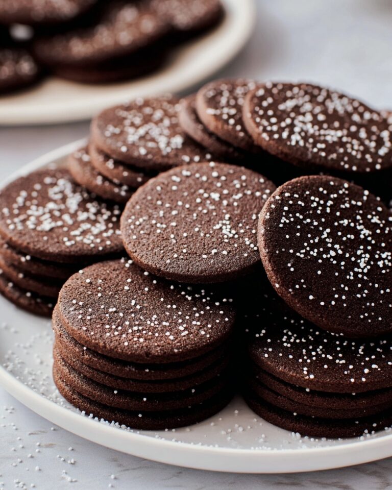 Chocolate Shortbread Cookies Recipe