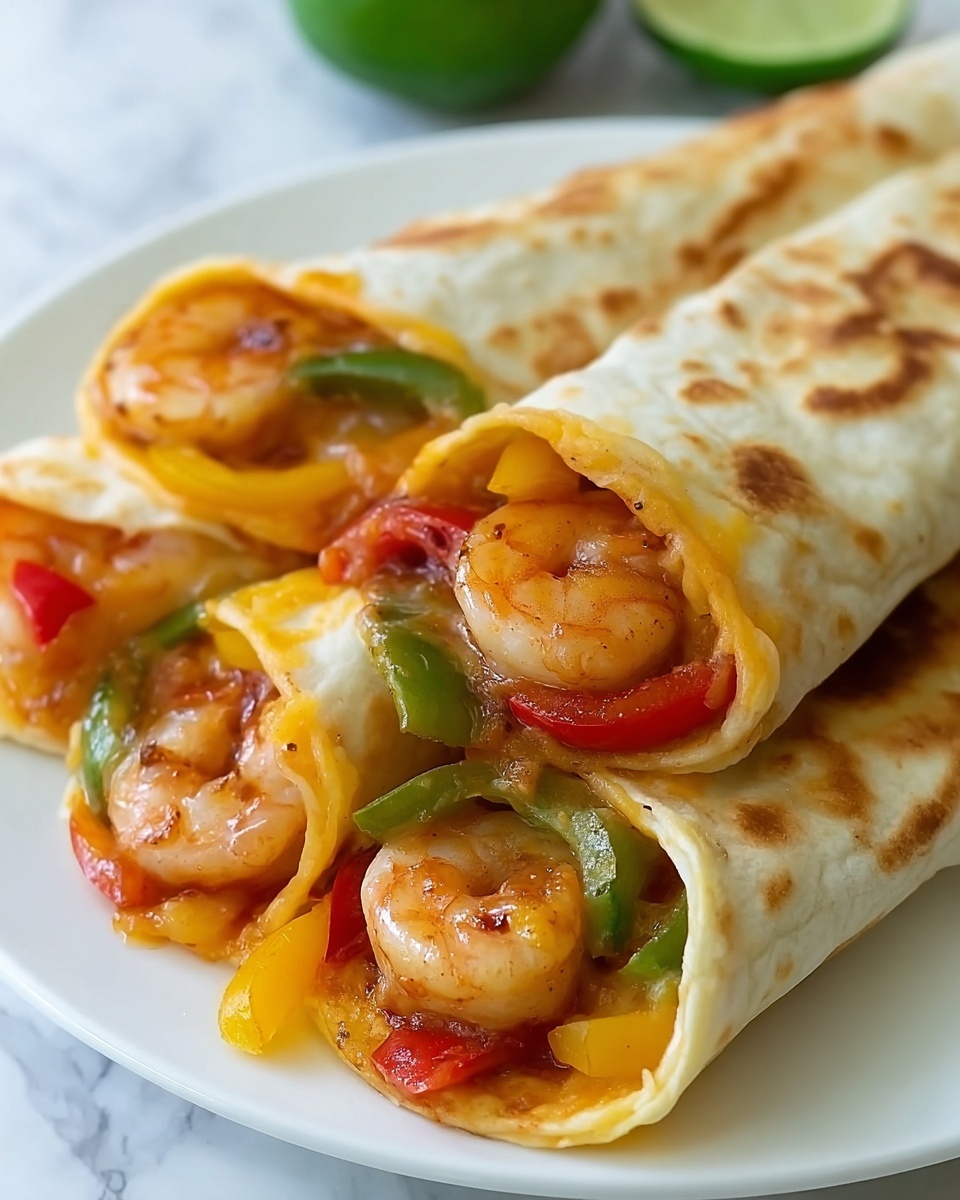 Savory Parmesan Crusted Shrimp Quesadillas Recipe - Recipe Image
