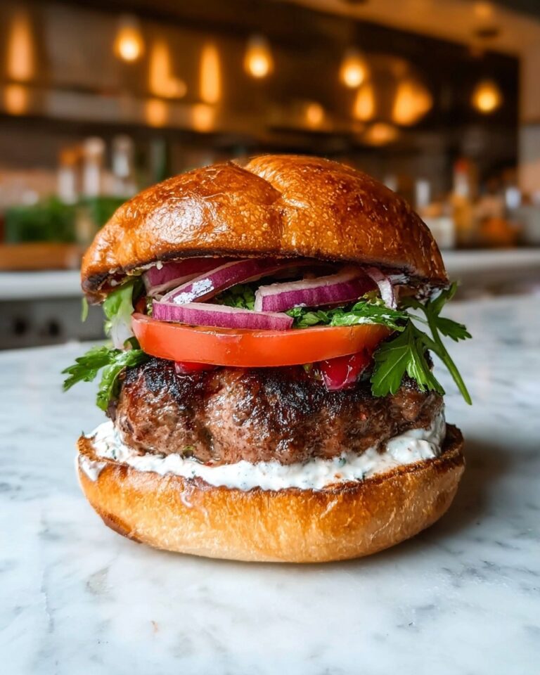 Perfect Homemade Harissa Lamb Burgers Recipe