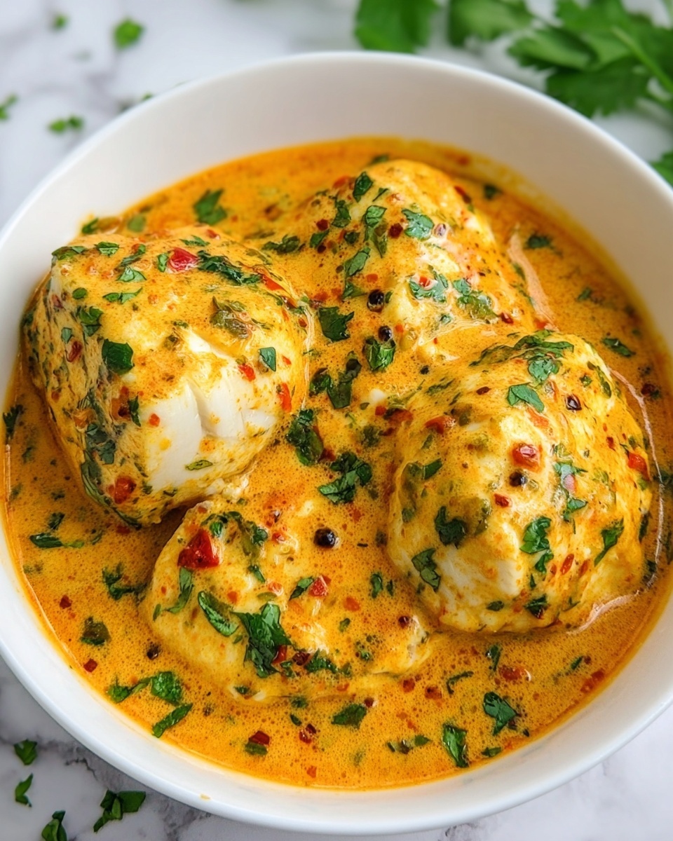 Simple Thai Curry Poached Fish Recipe - Recipe Image