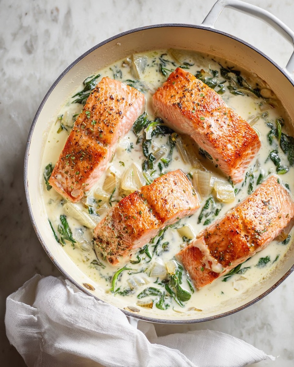 Spinach Artichoke Salmon Recipe - Recipe Image