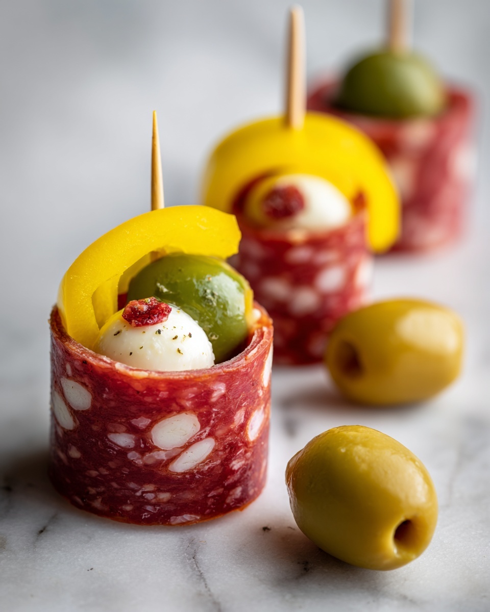 Easy Antipasto Skewers Recipe - Recipe Image