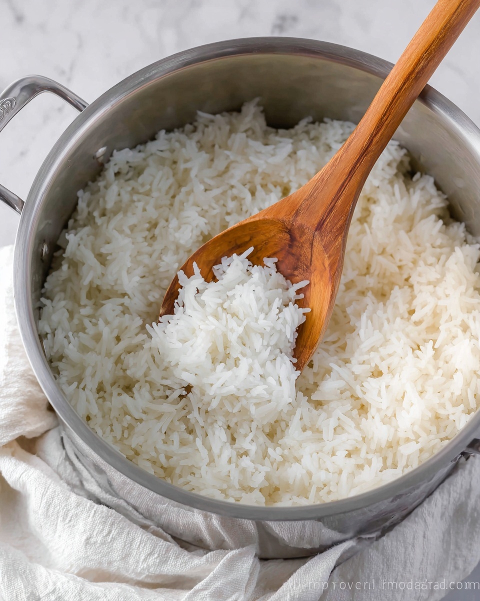 How to Cook Rice on the Stove Recipe - Recipe Image