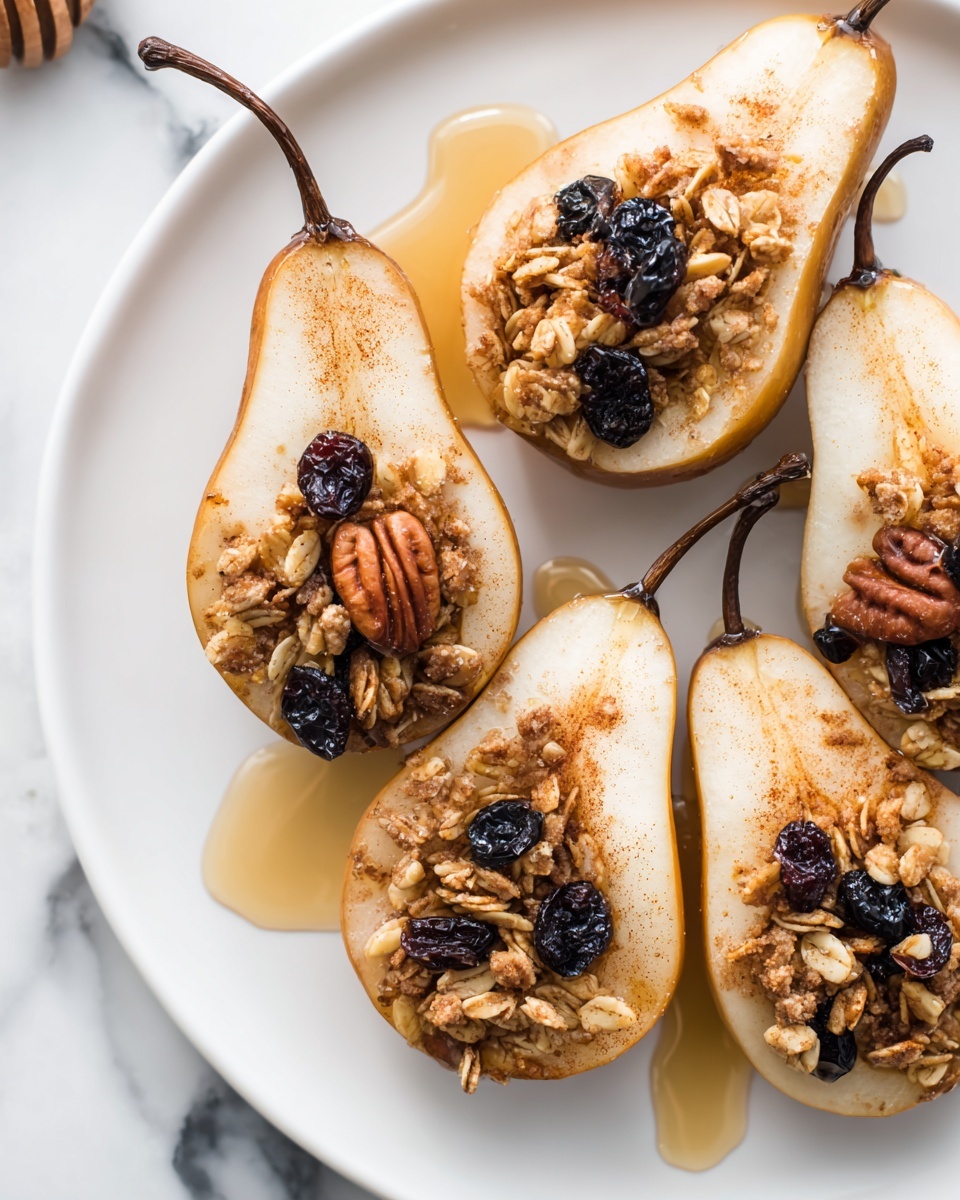 Maple Pecan Baked Pears Recipe - Recipe Image