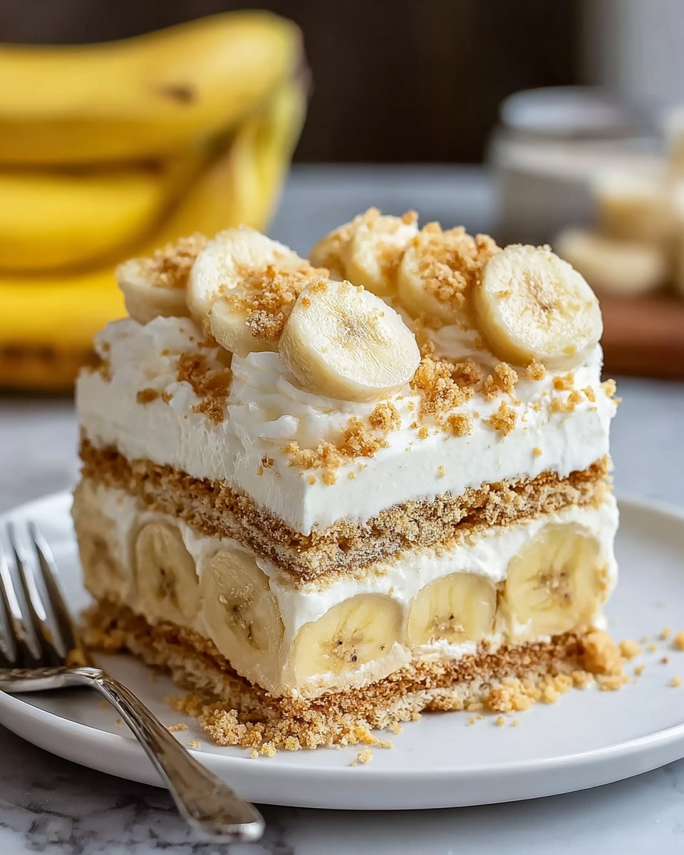 Banana Icebox Cake – A Creamy, No-Bake Dessert for Every Occasion Recipe - Recipe Image