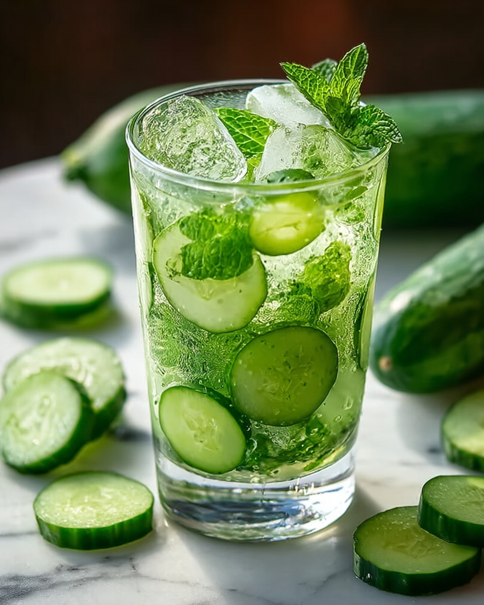 Cucumber Mint Cooler Recipe - Recipe Image
